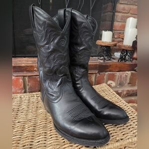 Ariat Heritage Western Boot Black Leather Size 11D